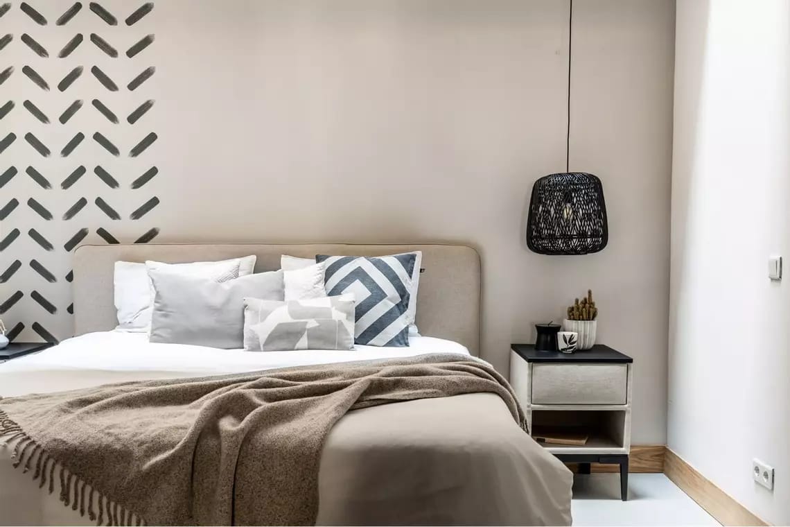 Boetiekhotel slaapkamer in Amsterdam